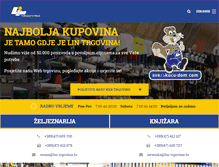 Tablet Screenshot of lin-trgovina.hr